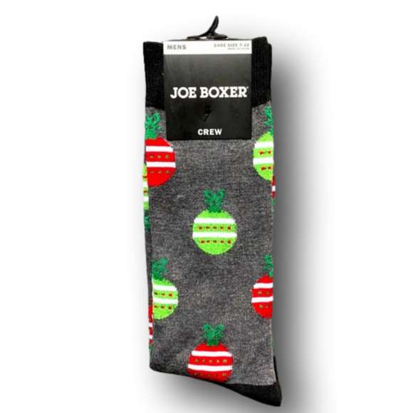 Joe Boxer Other - 3/$18 Ornaments Christmas Holiday Funny Novelty Crew Socks - Brand New